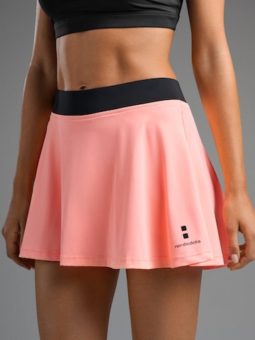 nordicdots Sportovní sukně 'Elegance Skort' – oranžová