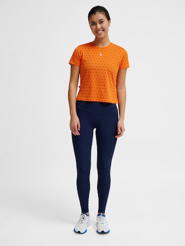 T-shirt fonctionnel Hummel en orange