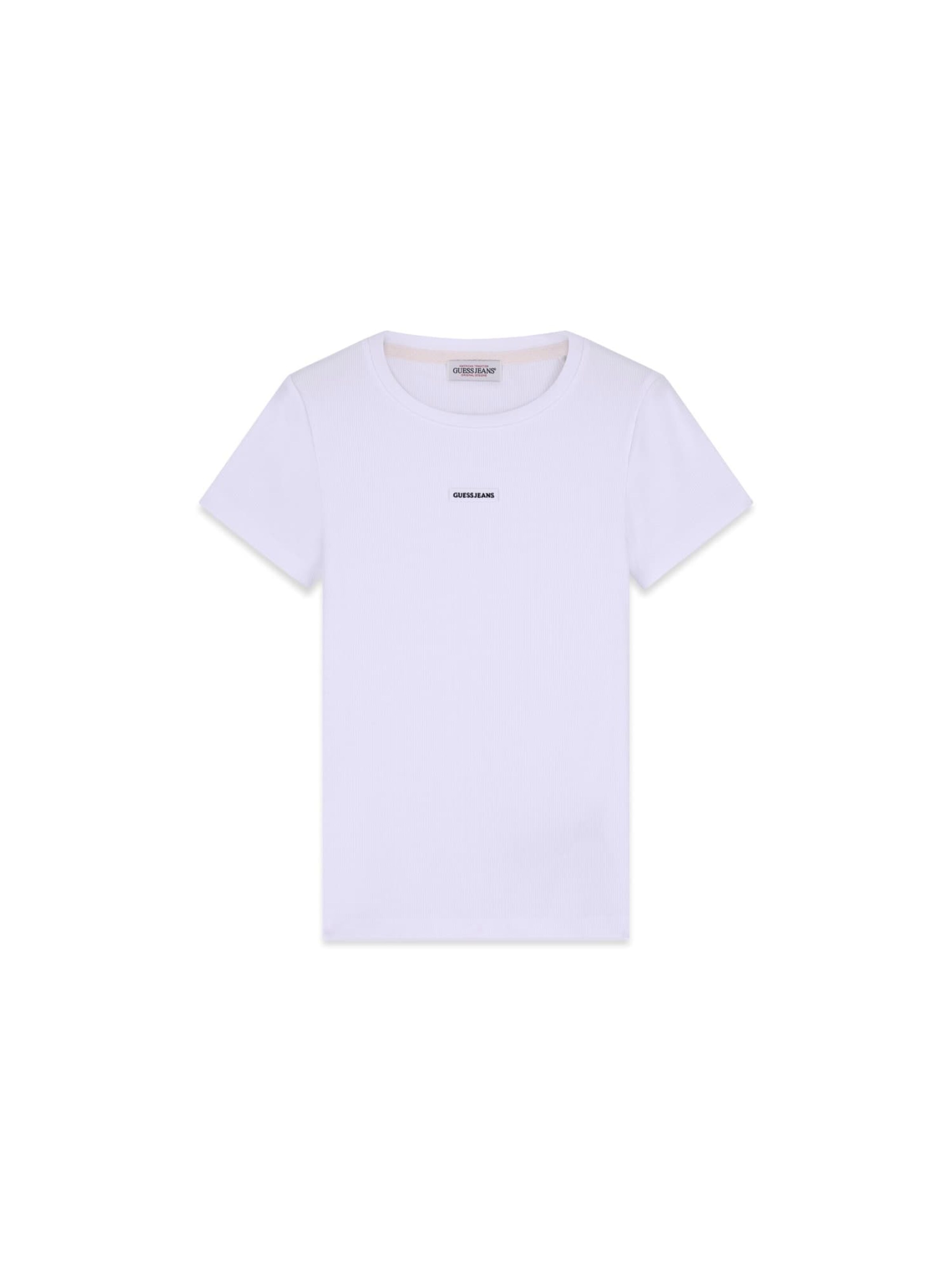 GUESS JEANS T-Shirt in Weiß: Vorderseite