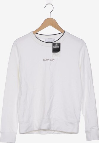 Calvin Klein Sweater L in Weiß: predná strana