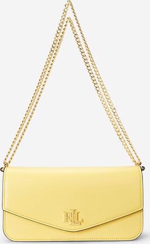 Lauren Ralph Lauren - Bolso de noche 'SAWYER' en amarillo: frente