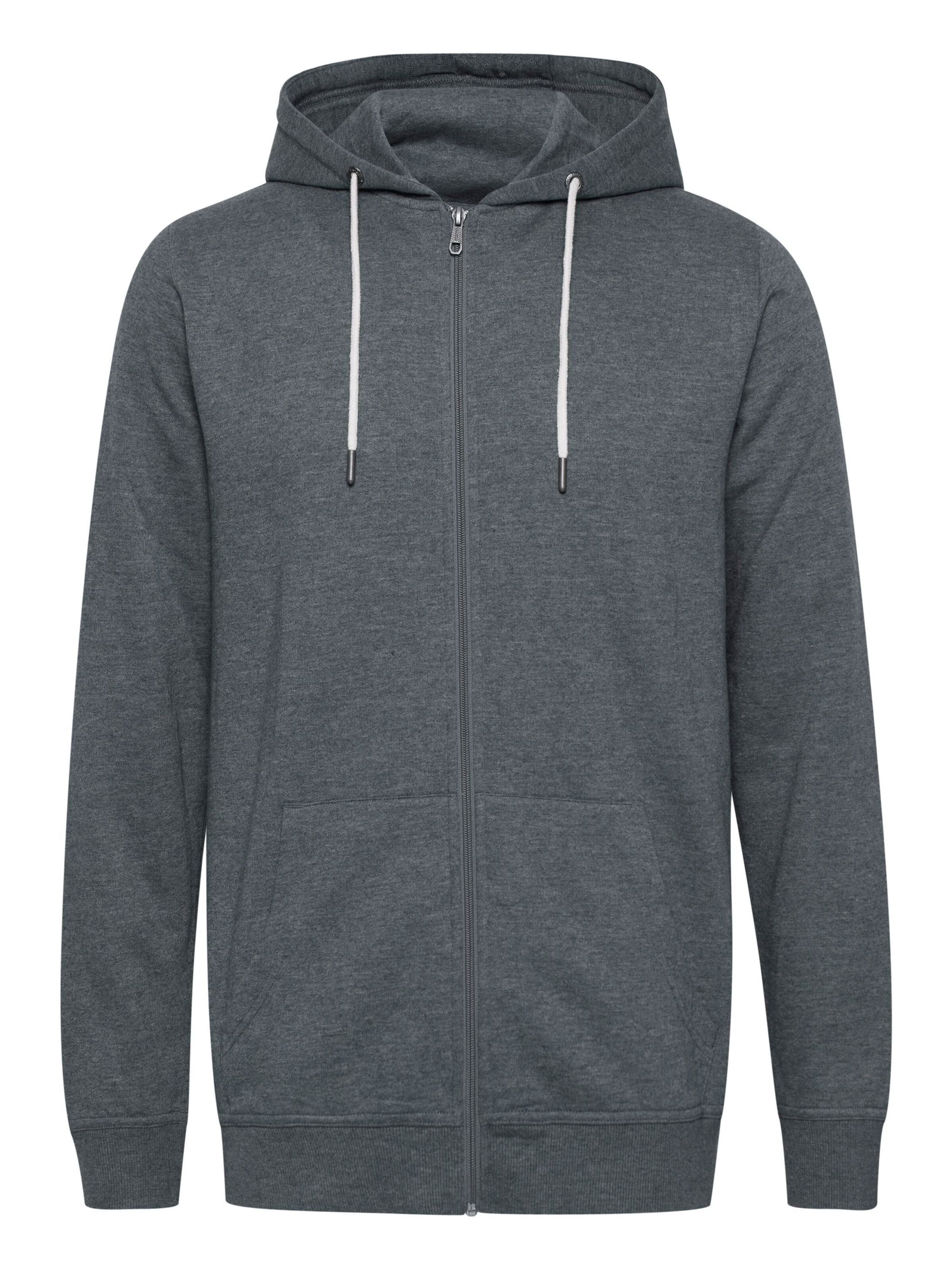 11 Project Sweatjacke 'PRGarrick' in XXXL in blaumeliert, Produktansicht