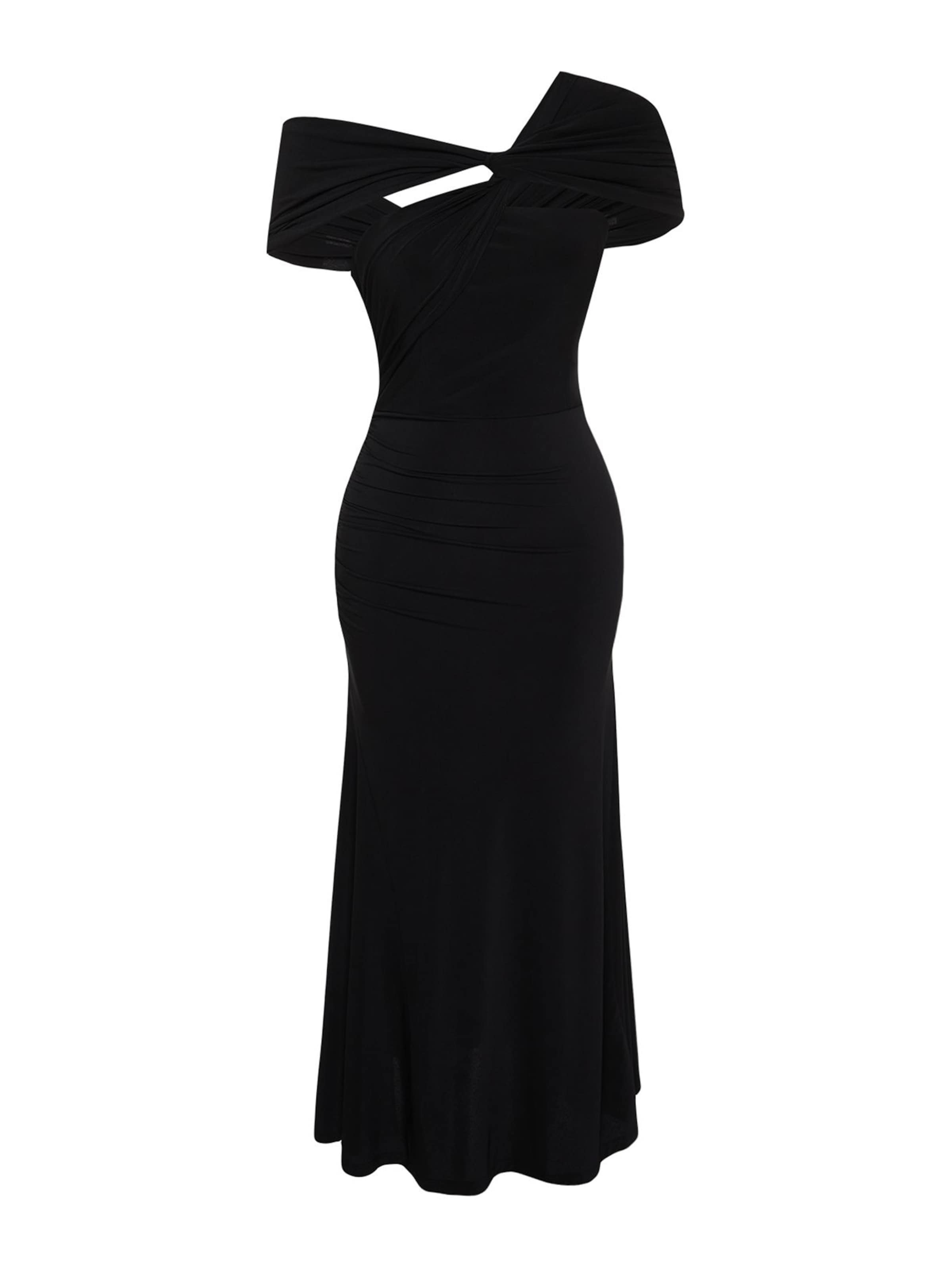 Rochie de la Trendyol pe negru: față