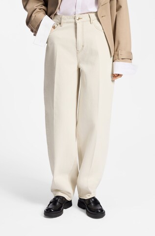 HUGO Loose fit Jeans ' Gimine ' in White: front