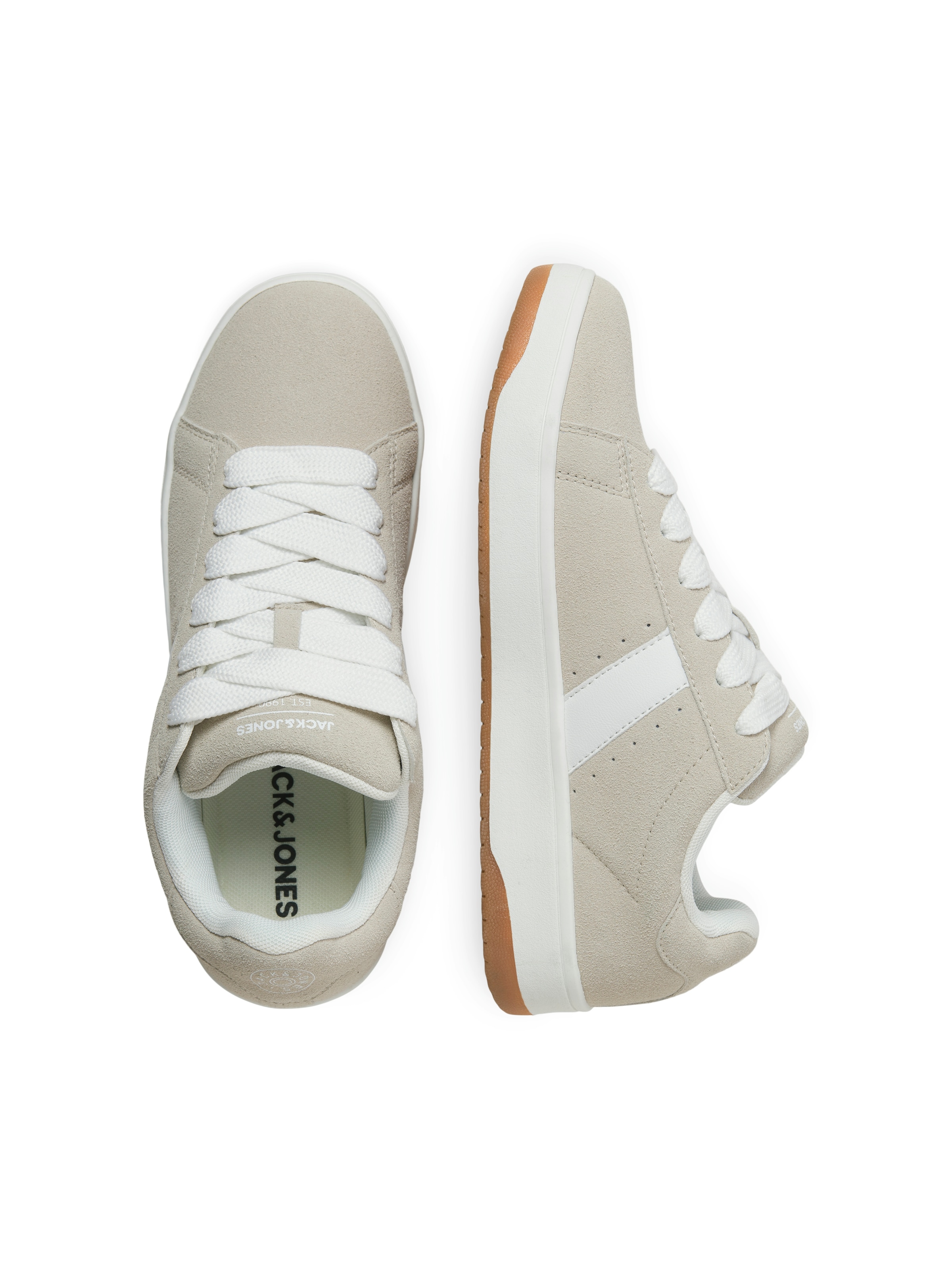 Sneaker bassa 'JJJfwmiles' di JACK & JONES in beige