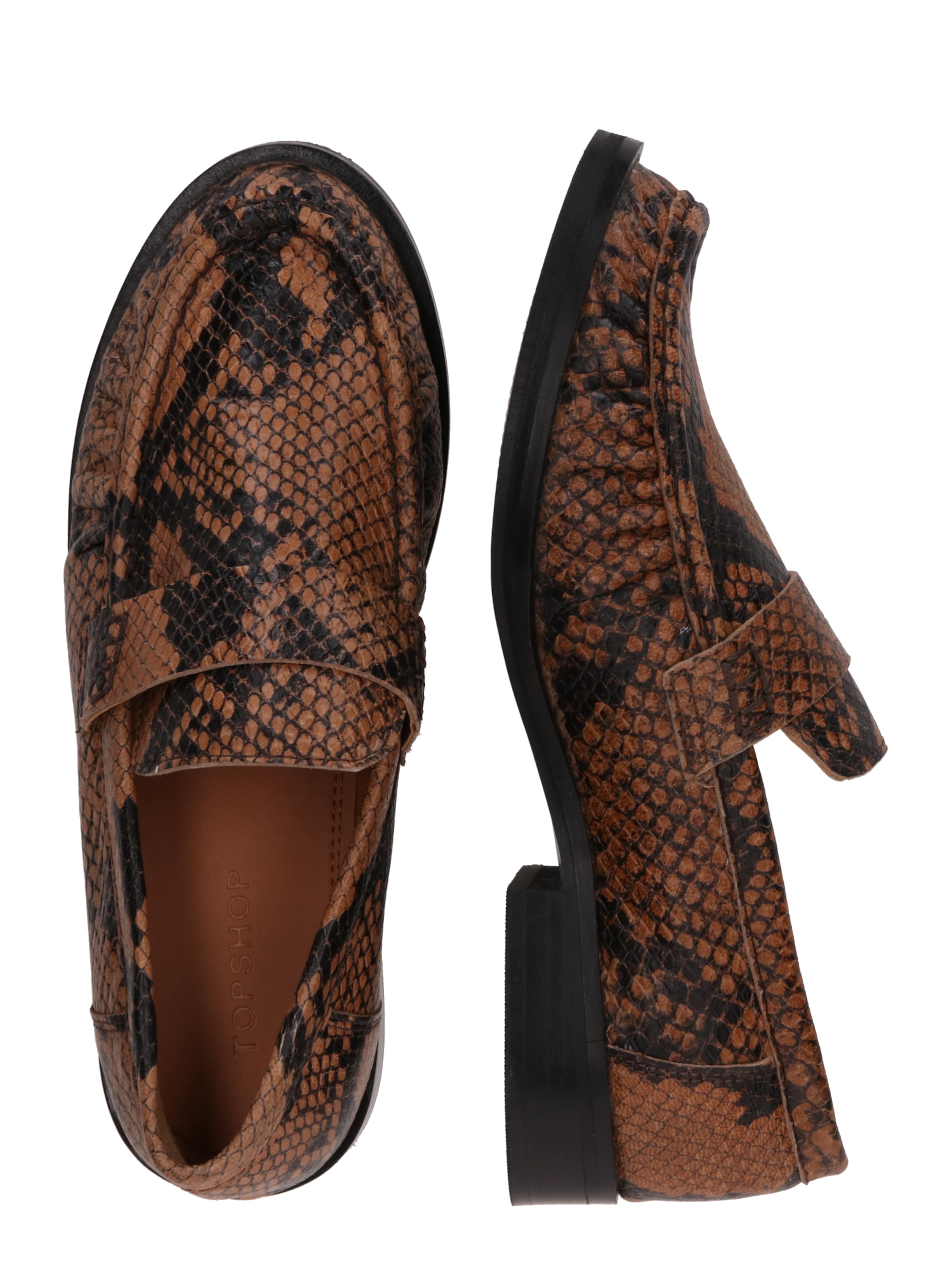 TOPSHOPSlip On cipele 'Carey' - smeđa boja