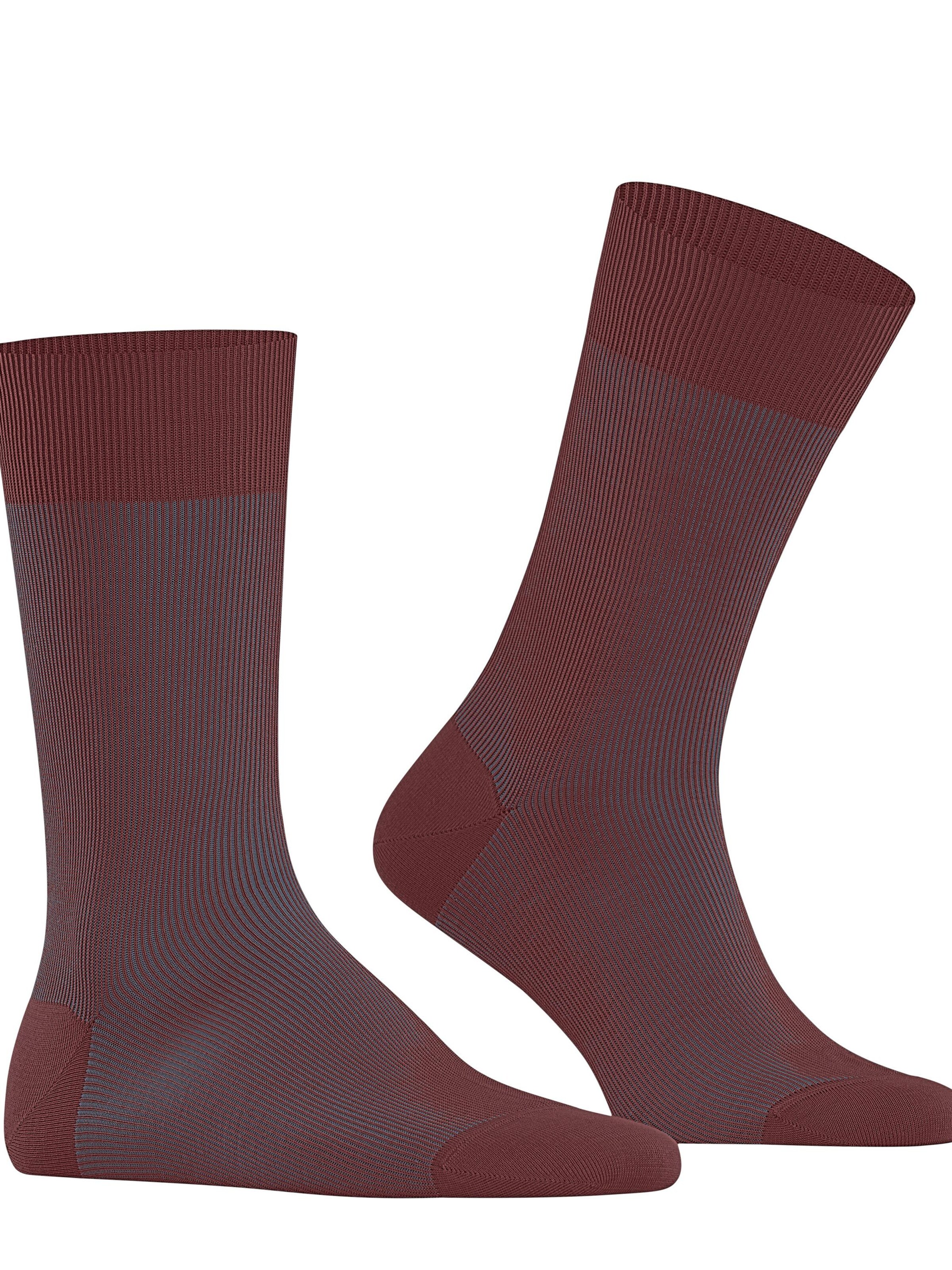 FALKE Socks 'Fine Shadow' in Red