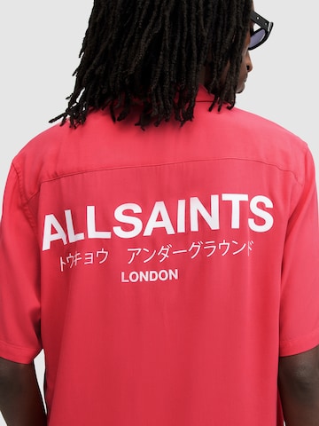 AllSaints Regular Fit Hemd 'UNDERGROUND' in Pink