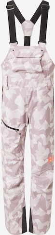 Pantaloni per outdoor 'POWDERQUEEN' di HELLY HANSEN in rosa: frontale