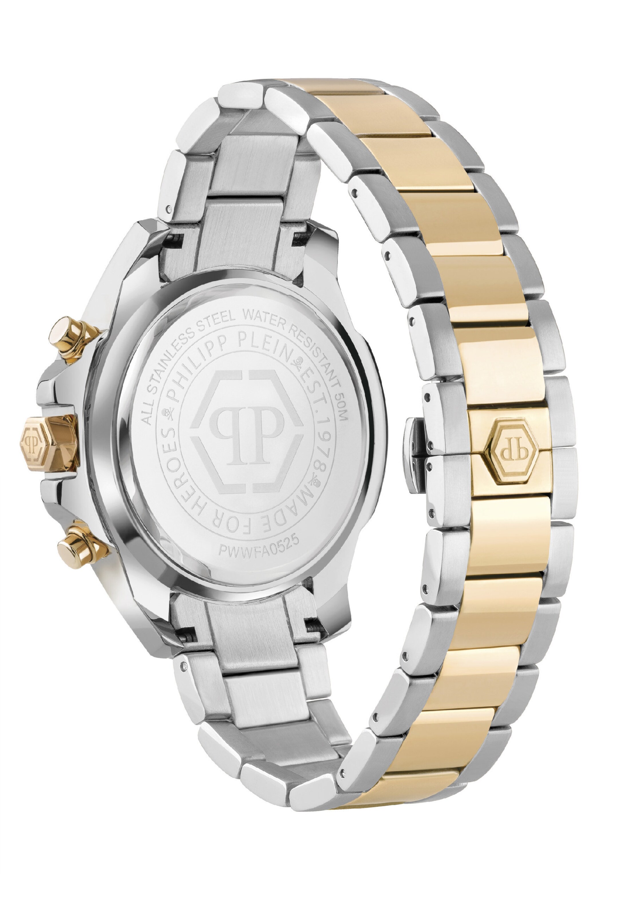 Montre à affichage analogique 'The $kull' Philipp Plein Watches en argent