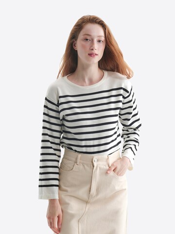 TorWeit Sticktop 'Fine Knitted Top'‌‌ in Schwarz