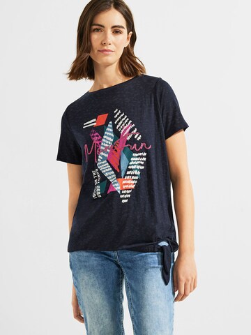 CECIL T-Shirt in Blau: Vorderseite