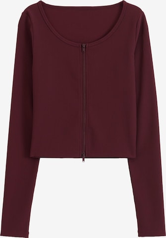 Aim'n Gebreid vest in Rood: voorkant