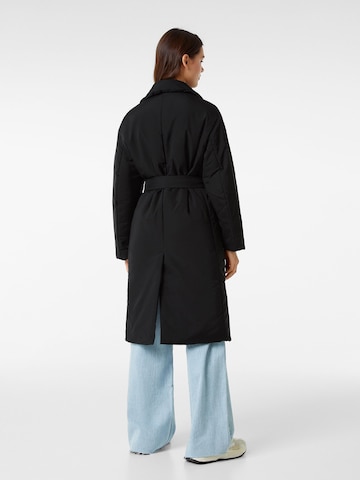 Bershka Between-Seasons Coat in Black