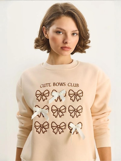 Bianco Lucci Sweatshirt 'Sweatshirts'‌‌‌‌‌‌ in S in schwarz, Produktansicht