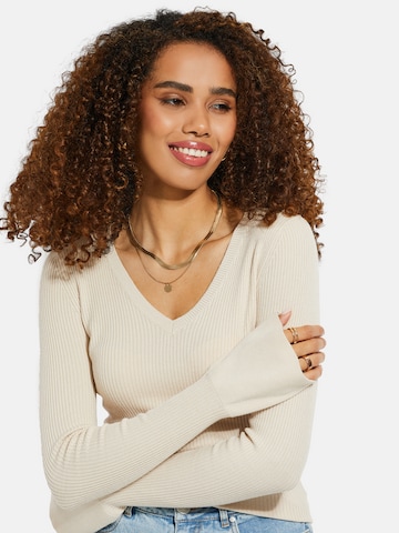 Threadbare Sweater 'Monica' in Beige