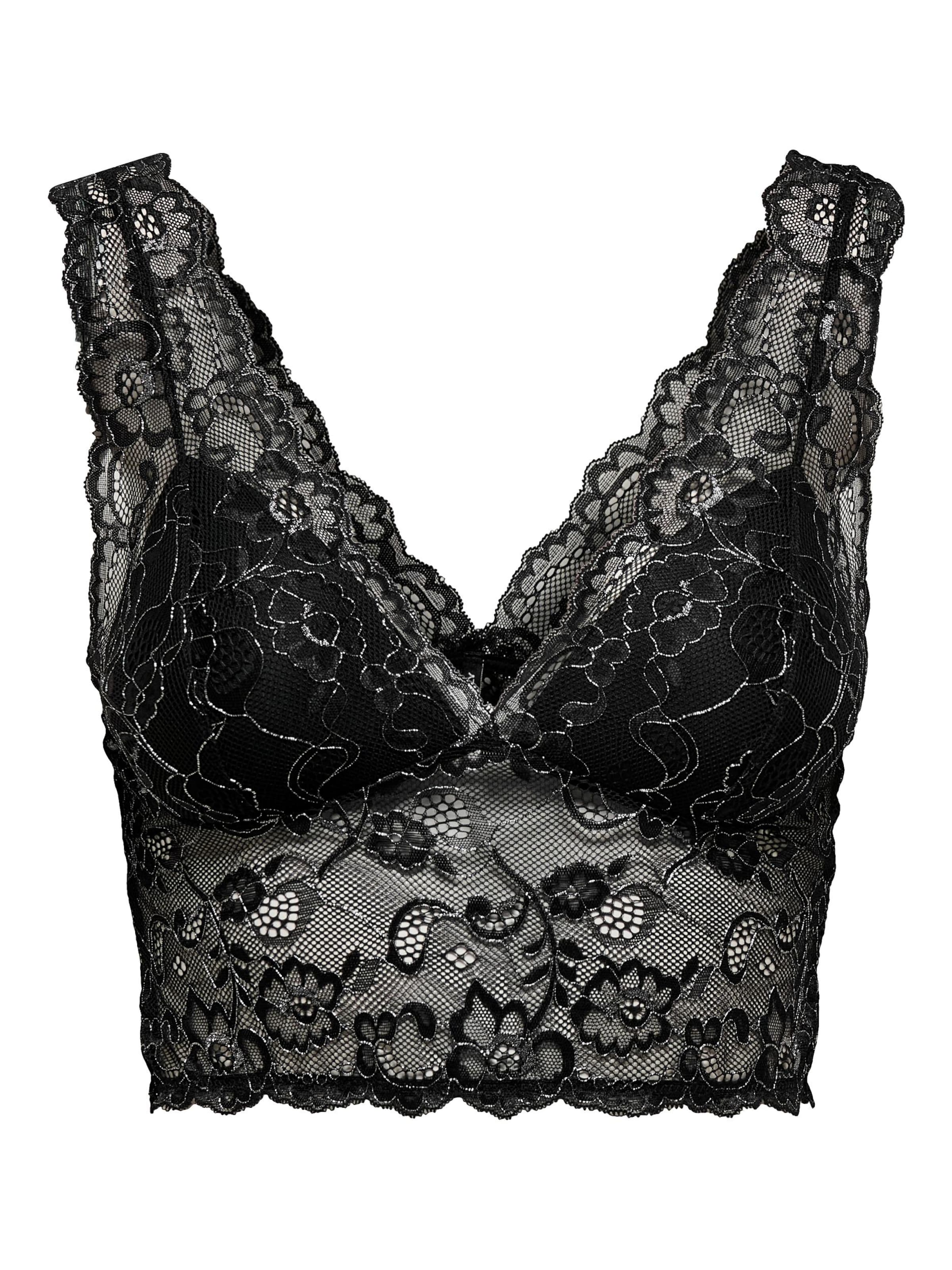 ONLY Bustier Melltartó 'ONLChloe' - fekete: elől