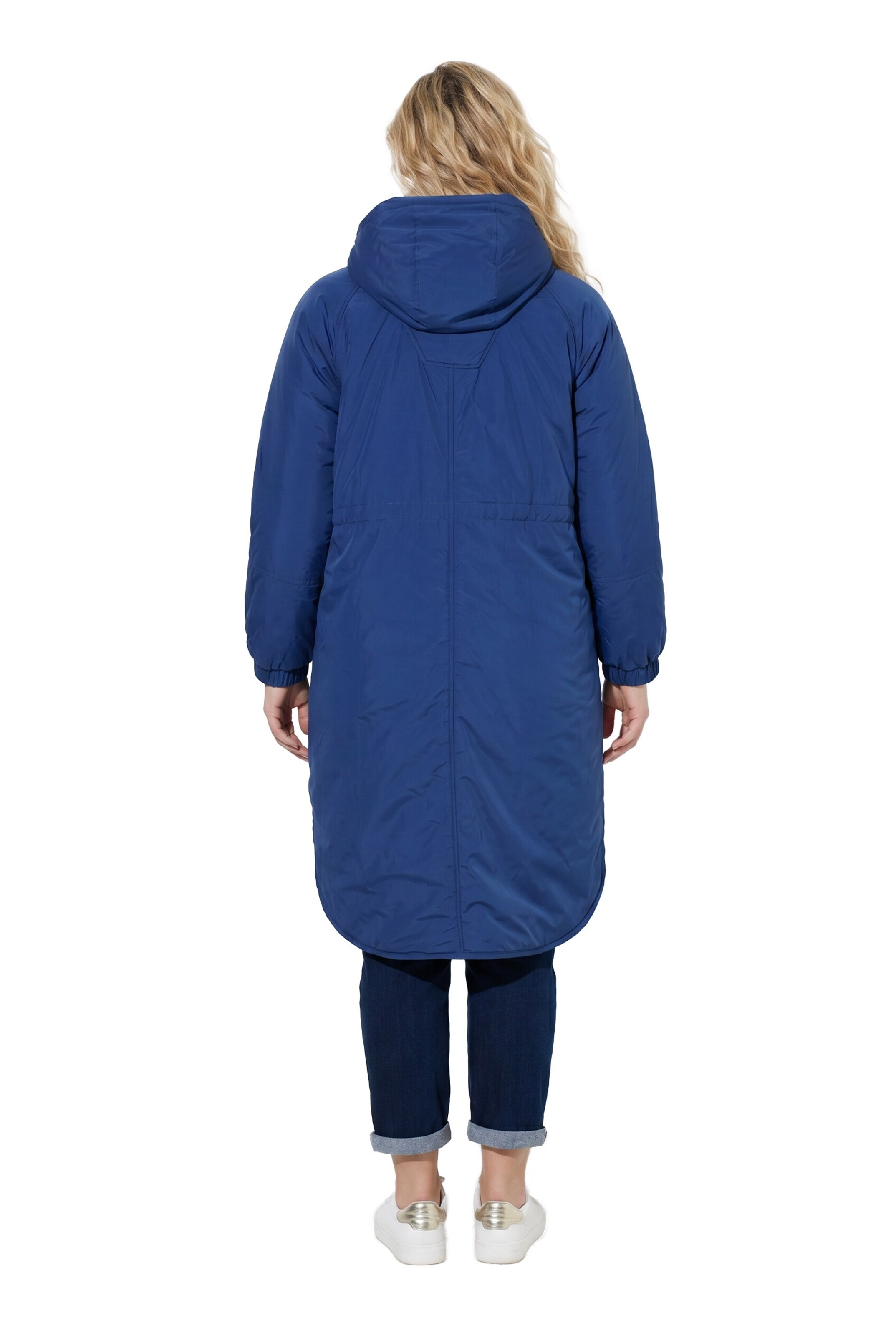 Ulla Popken Functionele mantel in Blauw