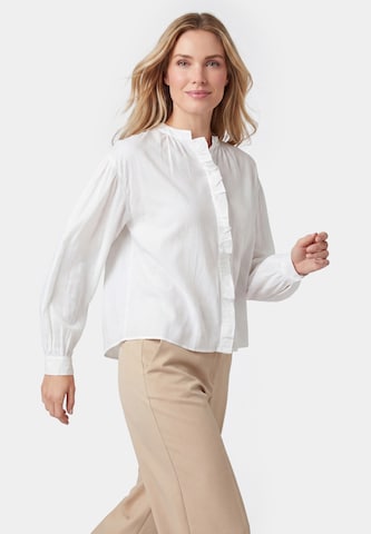 usha WHITE LABEL - Blusa en blanco: frente