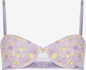 Balconcino Reggiseno 'LILAC' di OW Collection in lilla: frontale