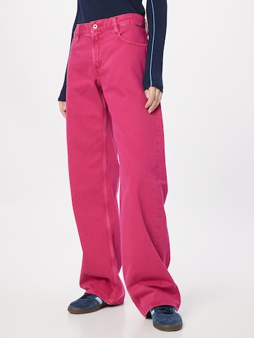 G-Star RAW Wide Leg Jeans 'Judee' i pink: forside