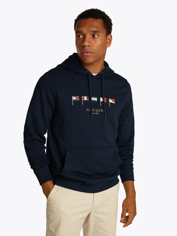 Sweat-shirt TOMMY HILFIGER en bleu : devant
