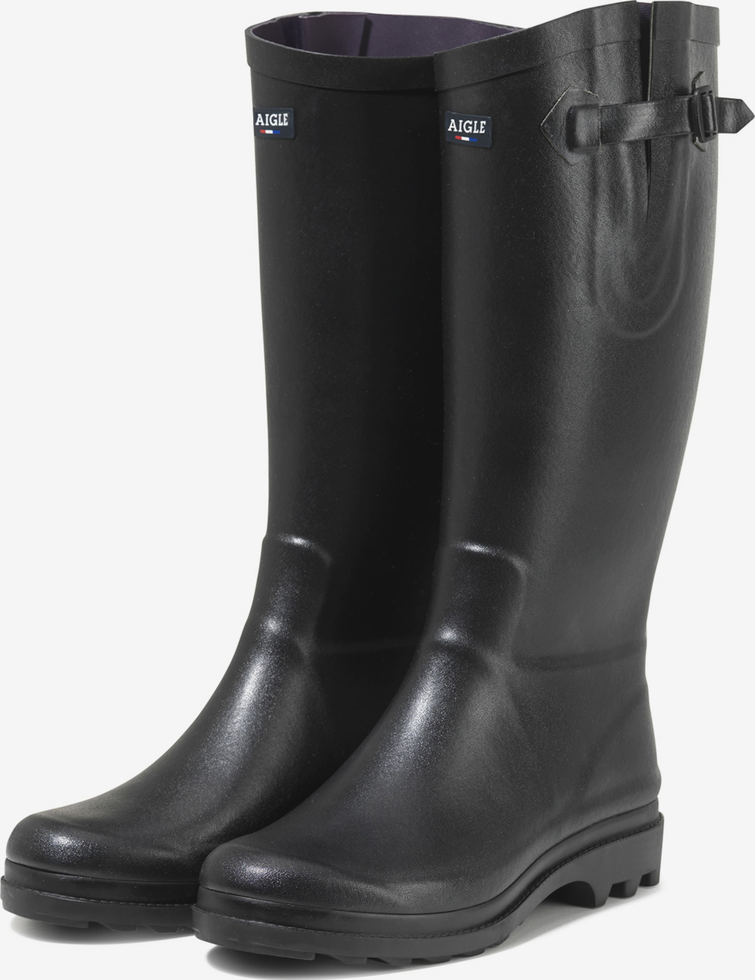 AIGLE Cowboy/biker boots AIGLENTINE in Schwarz ABOUT YOU