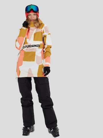 Fundango Outdoorjas 'Birch ECO Logo Anorak' in Goud