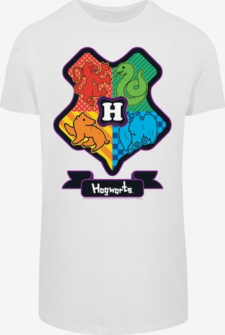 T-Shirt 'Harry Potter Hogwarts Junior' F4NT4STIC en blanc : devant