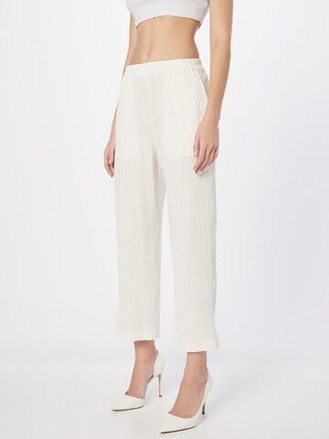 Lindex Loose fit Pants 'Bella' in White: front