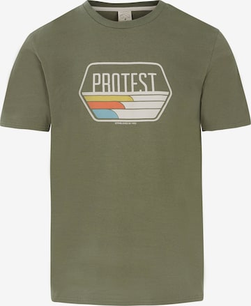 PROTEST Shirt 'PRTSTAN' in Groen: voorkant