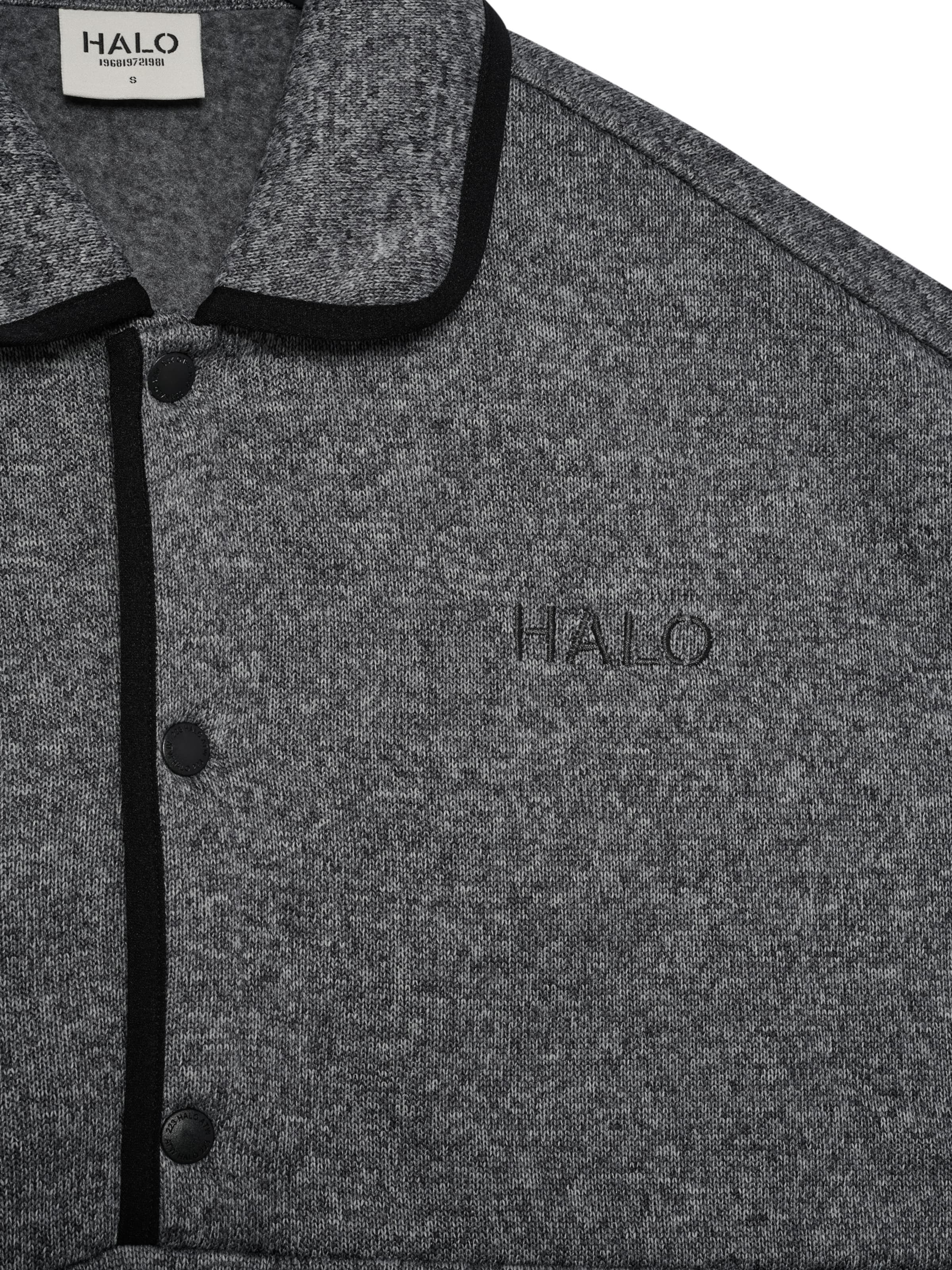 HALO Gebreid vest in Grijs