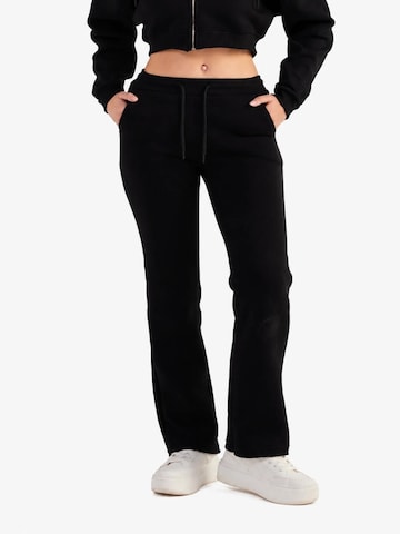 HOLLY LOLLY Regular Trousers in Black