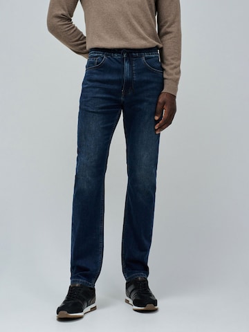 Salsa Jeans Regular Chino in Blauw: voorkant