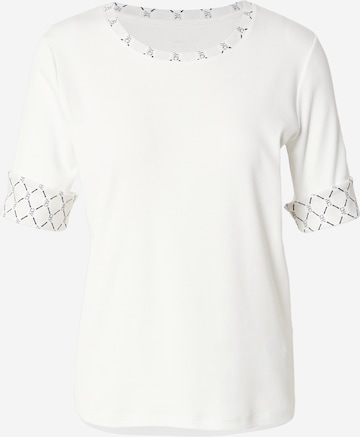 T-shirt Marc Cain en blanc : devant