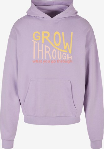 Sweat-shirt 'Spring - Grow Through 2' Merchcode en violet : devant