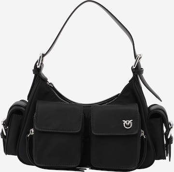 PINKO Ročna torbica | črna barva: sprednja stran