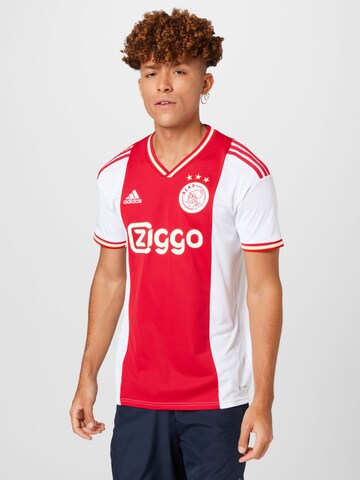 Tricot 'Ajax Amsterdam 22/23 Away' de la ADIDAS PERFORMANCE pe roșu: față