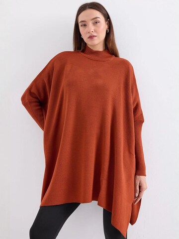 Bigdart - Pullover oversized em vermelho: frente