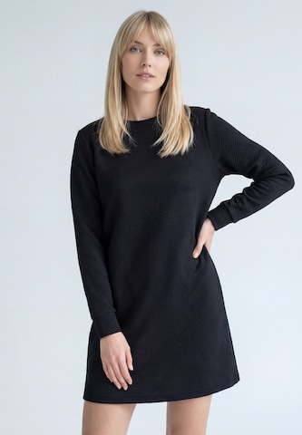 MIMO Jurk 'Comfortable' in Zwart: voorkant