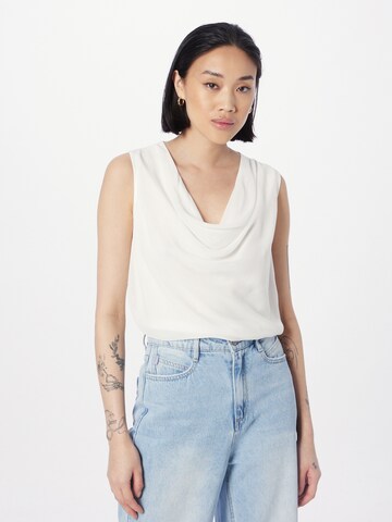 COMMA - Blusa en blanco: frente