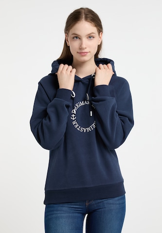 DreiMaster Maritim Sweatshirt in Blue: front