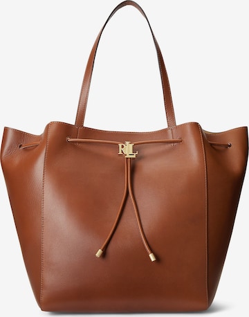 Lauren Ralph Lauren Shopper 'Andie' in Bruin: voorkant