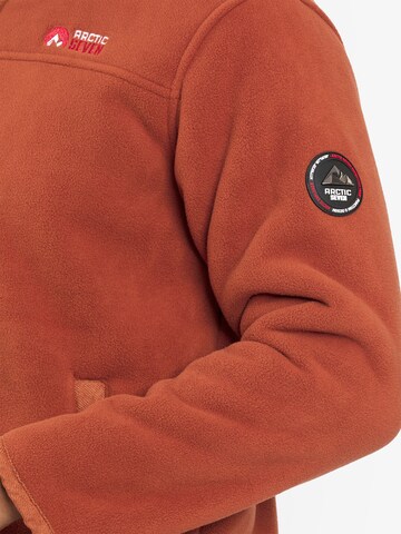 Arctic Seven Athletic Fleece Jacket 'Zeroo ' in Orange