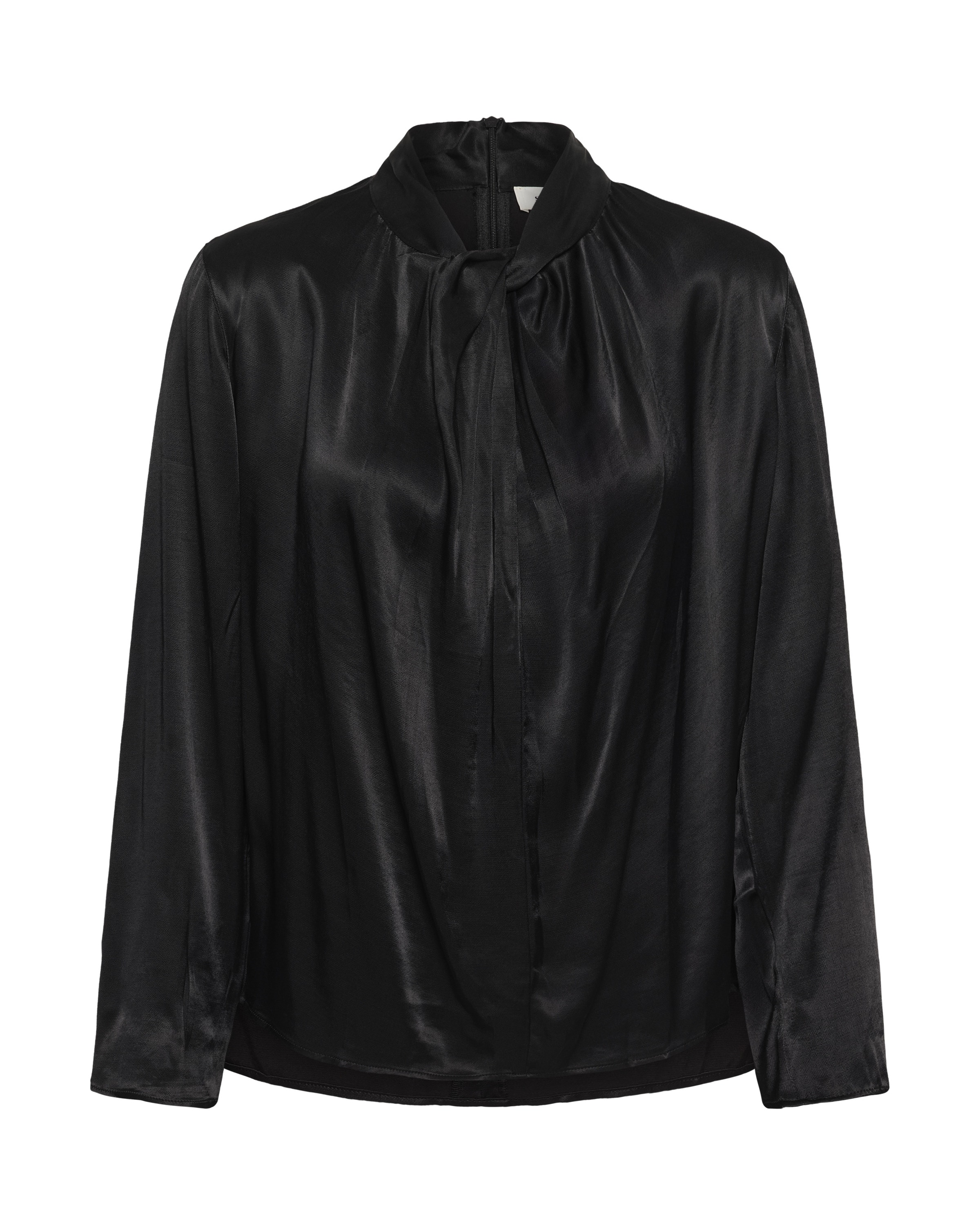 SOAKED IN LUXURY Bluse 'Nadeya' i sort: forside