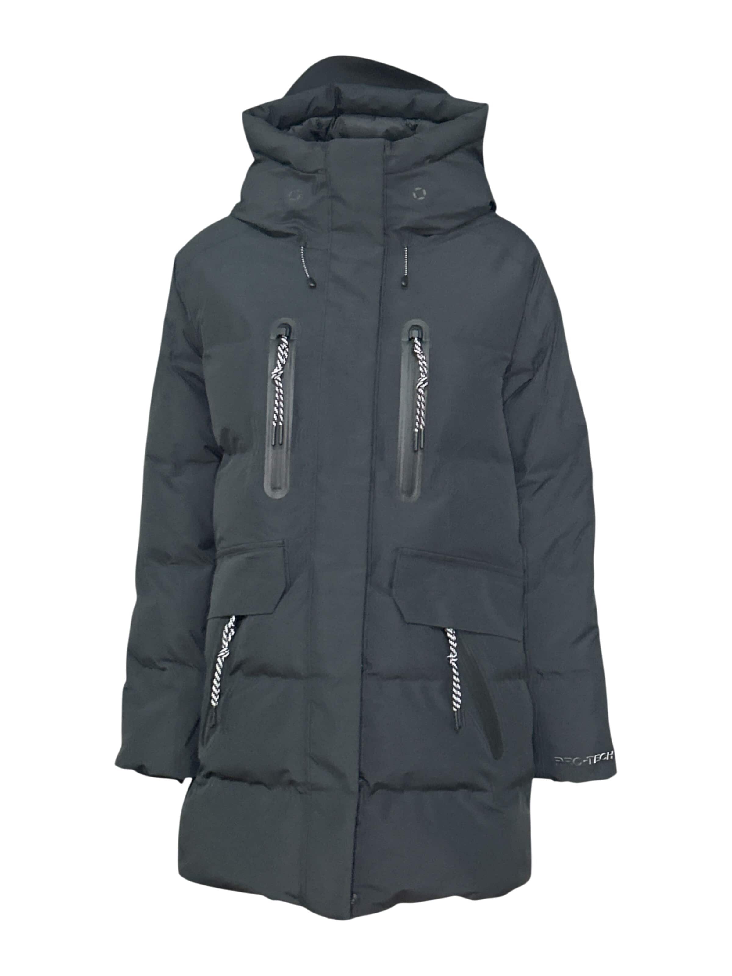 Cappotto invernale di SAVE THE DUCK in nero: frontale