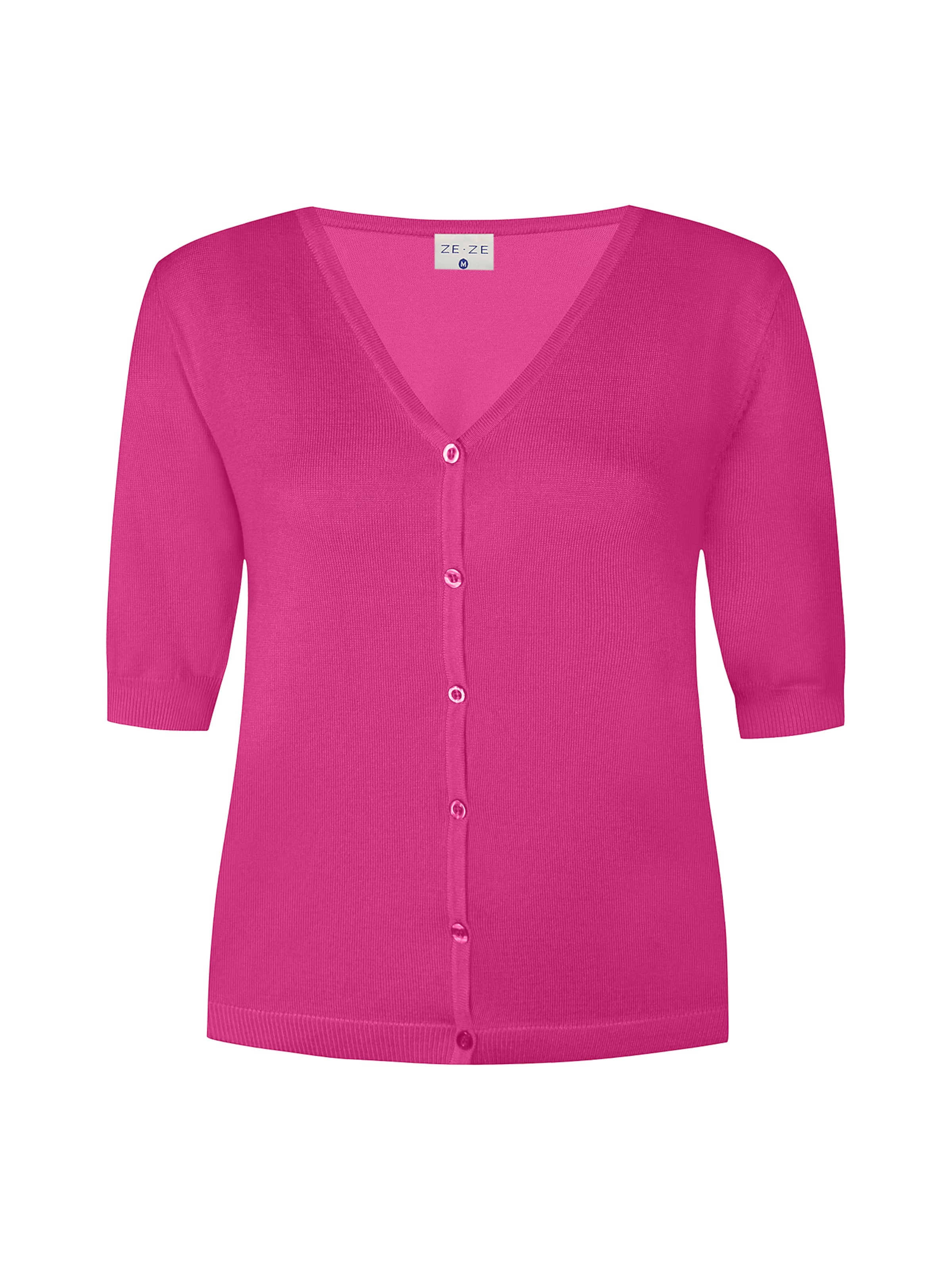 ze-ze Cardigan 'Norma 212' i pink: forside