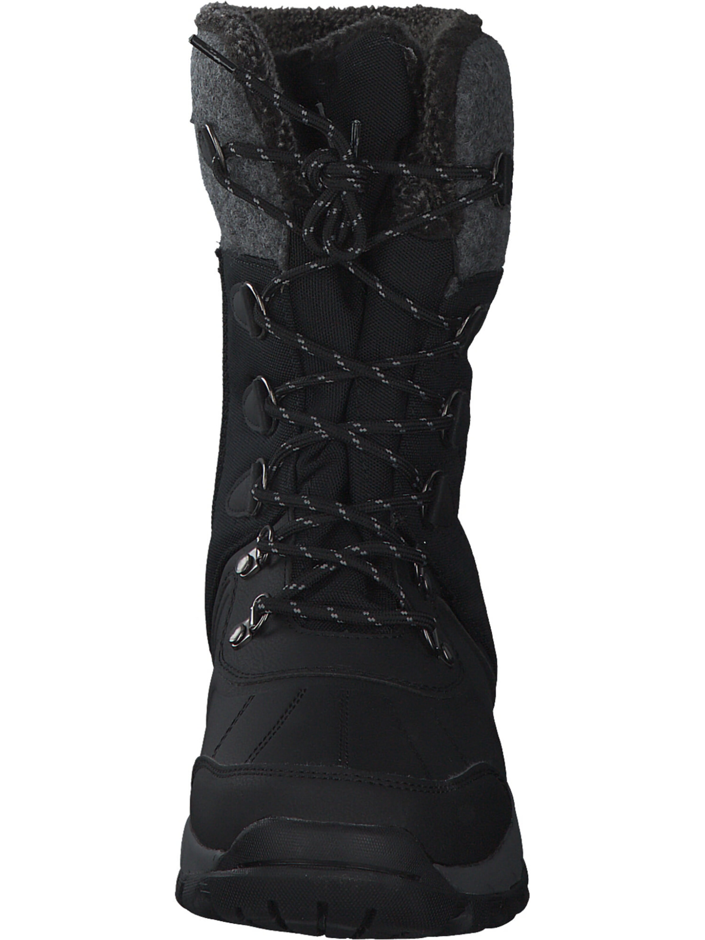 Geka Lace-Up Ankle Boots 'Silke' in Black