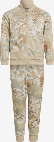 ADIDAS ORIGINALS Sweatsuit 'Camo' in Beige: front