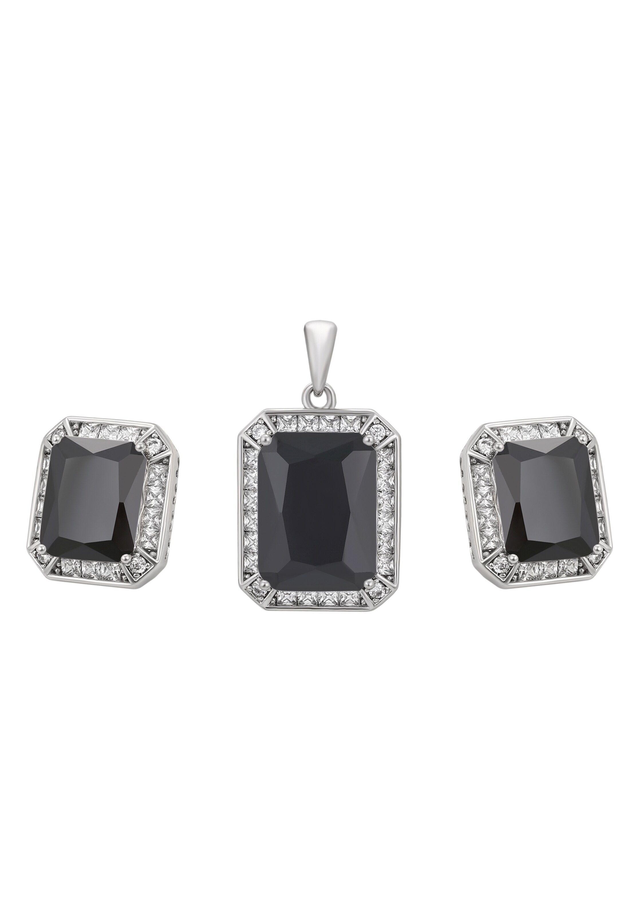 faina - Conjuntos de bijuteria em prata: frente